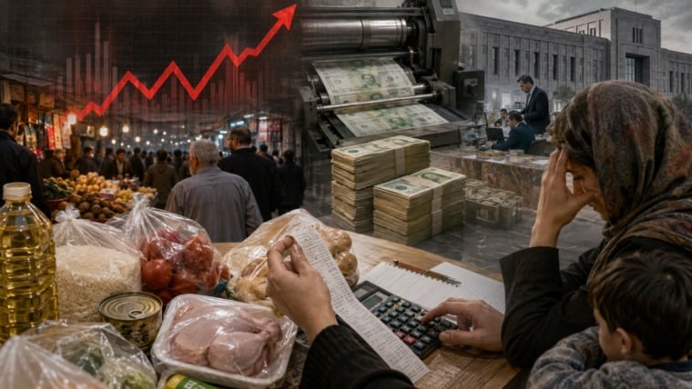 طباعة النقود تكشف فقدان السيطرة على التضخم في إيران