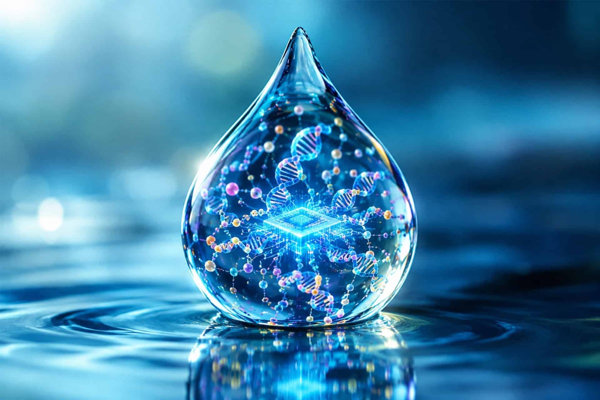 Científicos crean una computadora dentro de una gota de agua usando miles de millones de moléculas de ADN