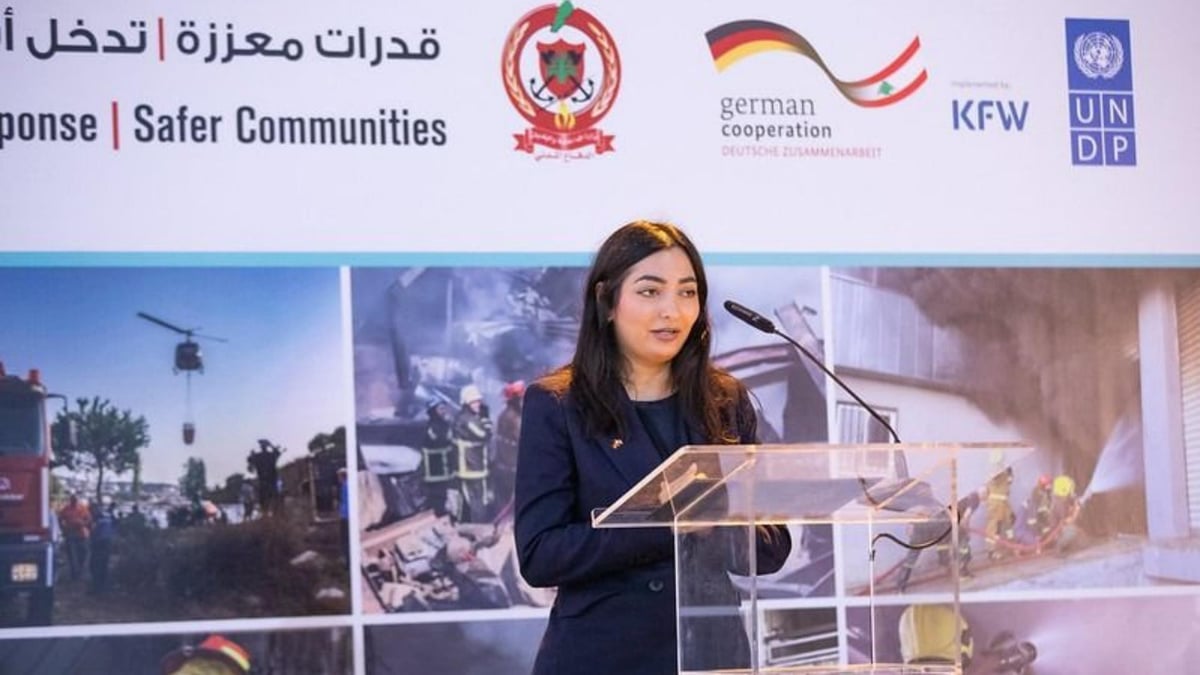 وزيرة ألمانية تزور الدفاع المدني اللبناني وتؤكد استمرار الدعم