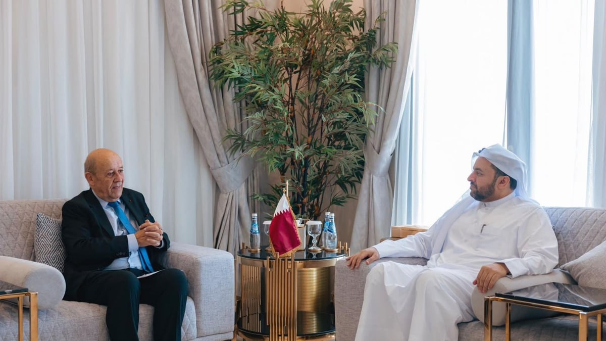 قطر وفرنسا تبحثان تطورات لبنان ودعم سيادته الكاملة