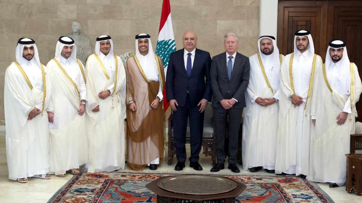 الرئيس عون يثمن الدعم القطري ويبحث تعزيز التعاون في الطاقة
