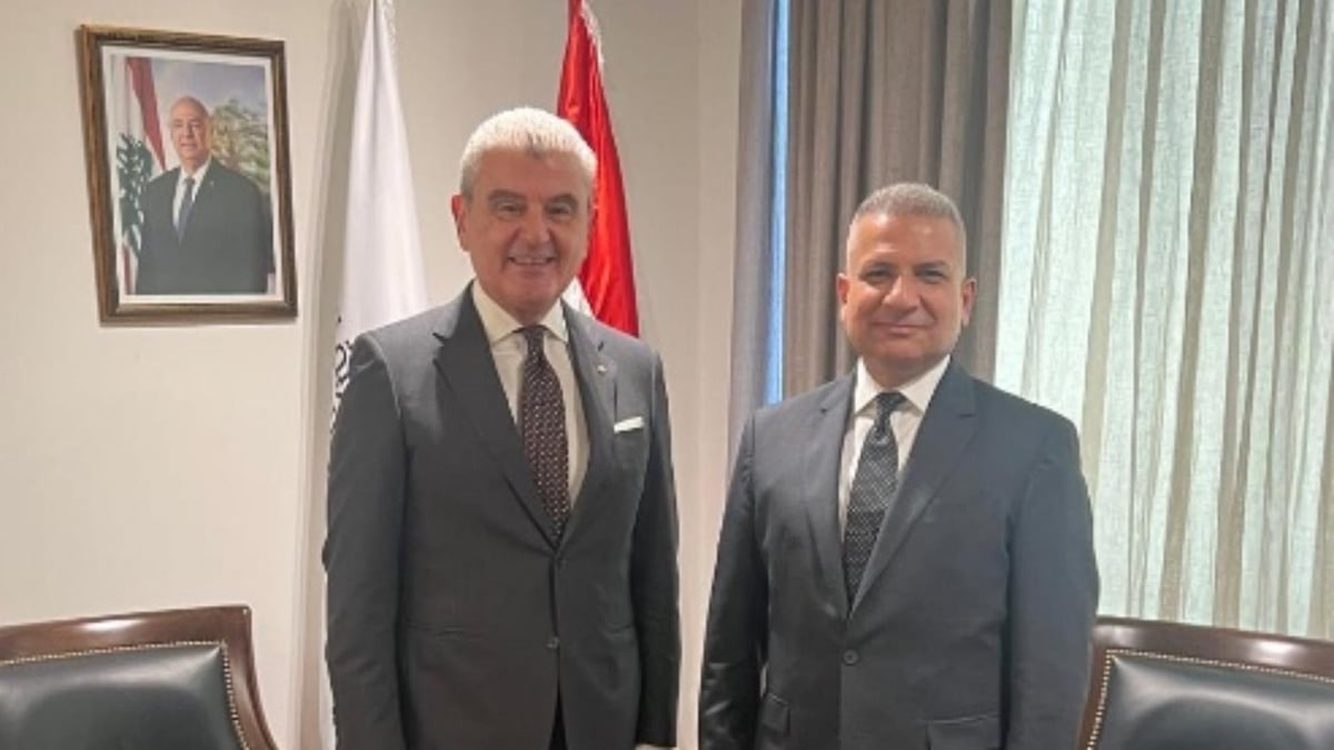 El ministro de Industria y el embajador iraquí discuten la facilitación del flujo de productos libaneses a Irak