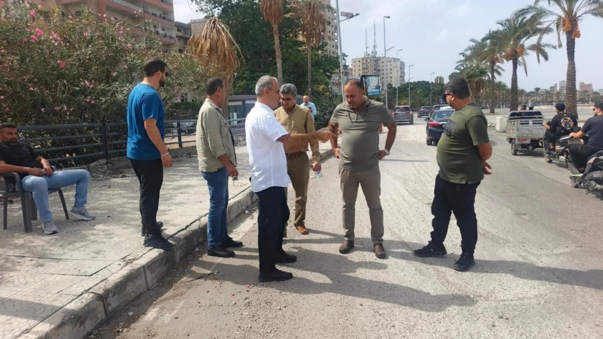 بلدية صور ومجلس الجنوب يعاينون أضرار شارع السينغال تمهيداً للترميم