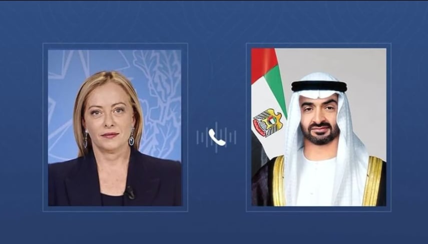 Mohamed bin Zayed and Meloni Discuss Regional Developments