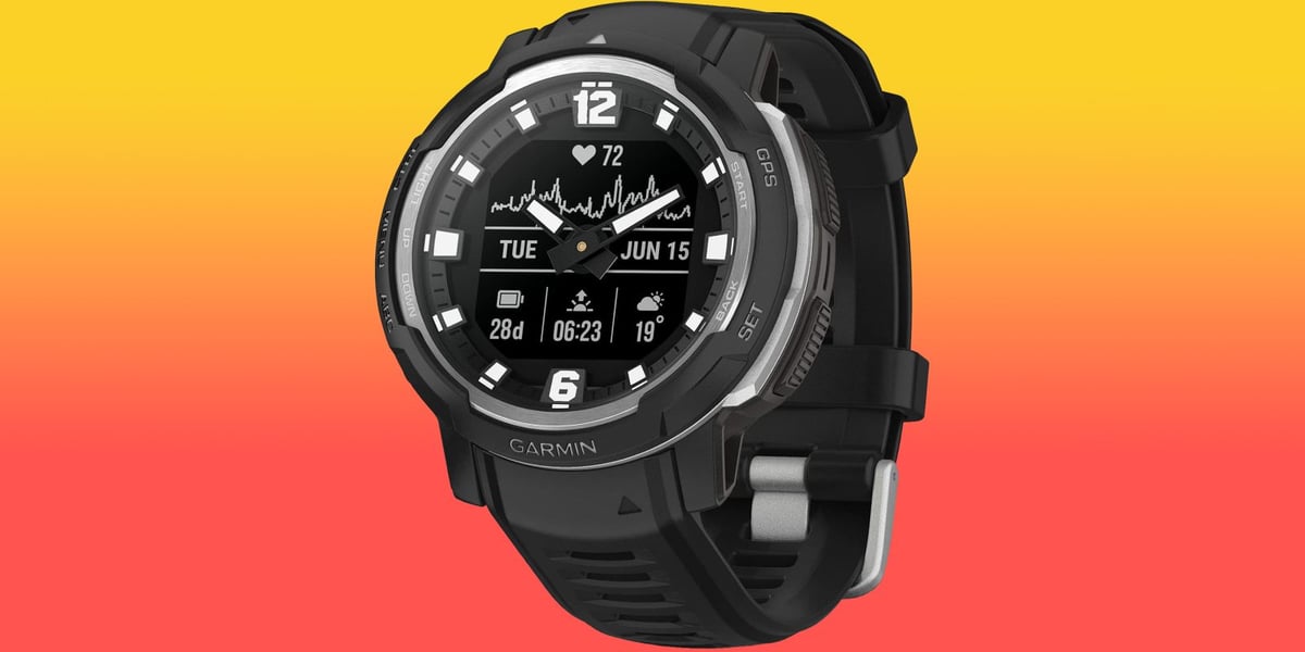 خصم 50 دولاراً على ساعة Garmin Instinct Crossover بسعر 249