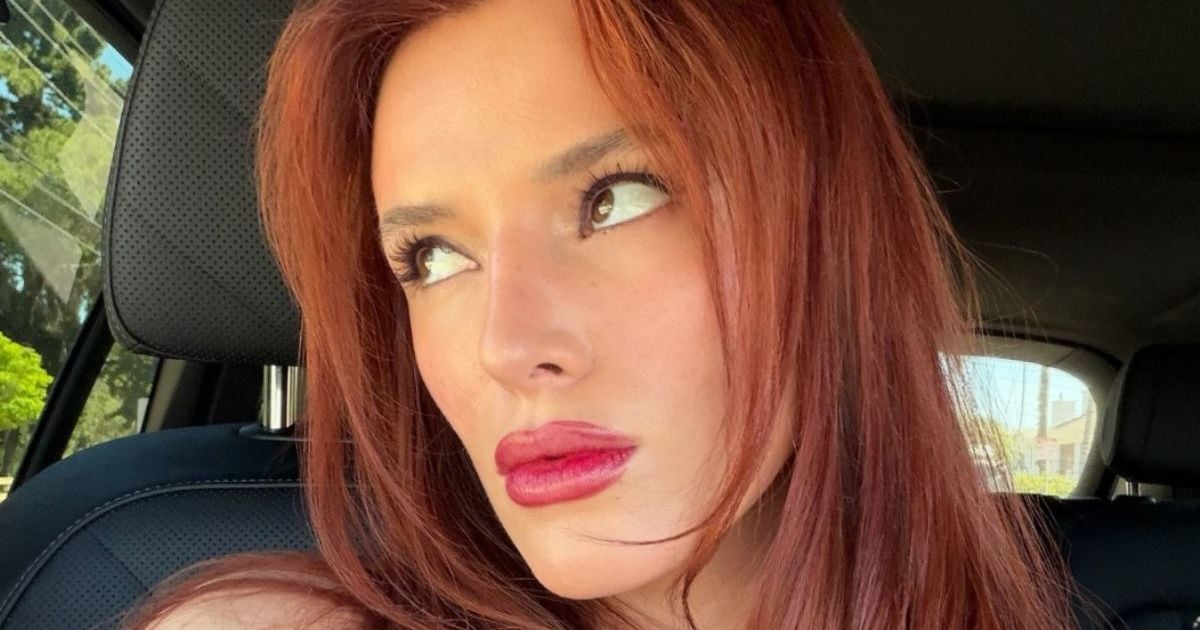 Thorne pairs nude micro dress with Saint Laurent leather jacket