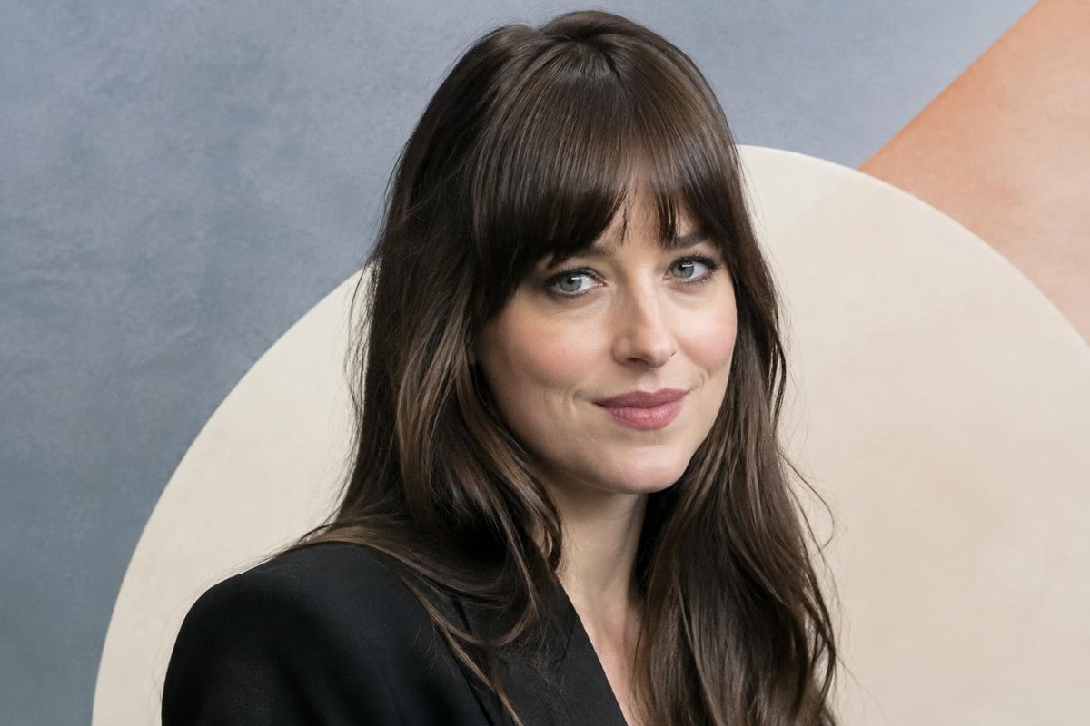 create an realistic image  Dakota Johnson