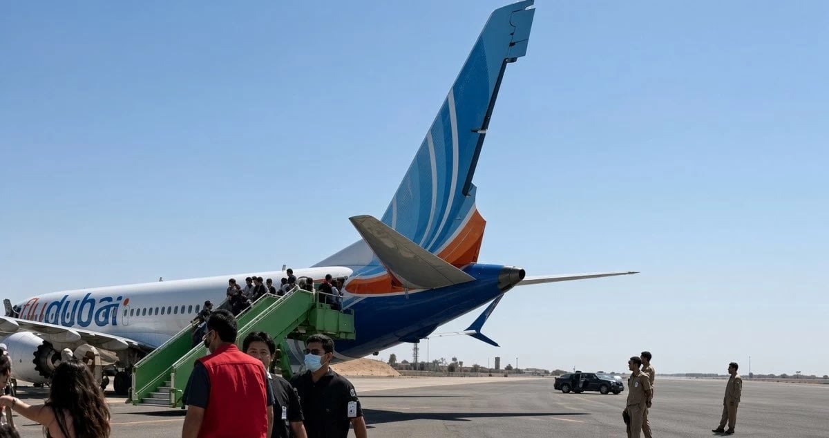 Comunicado del Ministerio del Interior de Arabia Saudí sobre el aterrizaje forzoso del vuelo de 'Flydubai' en el aeropuerto de Tabuk