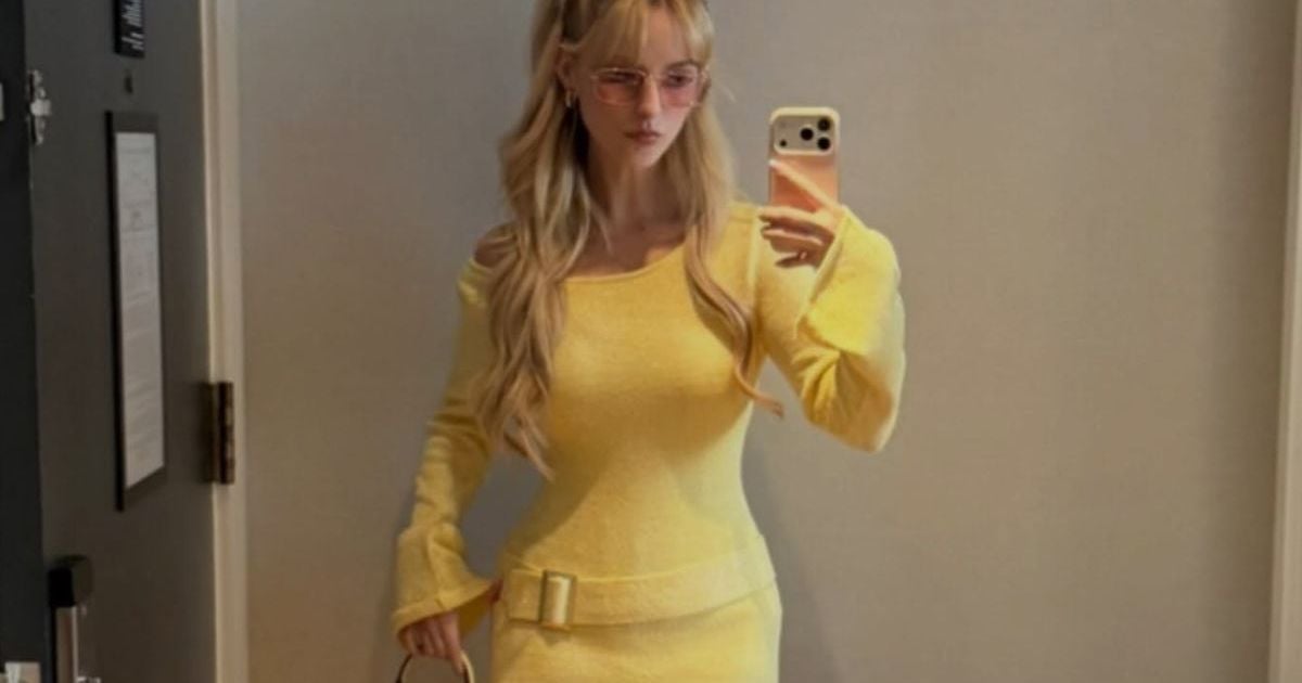 Mckenna Grace en minidresse jaune pour « The Hunger Games »