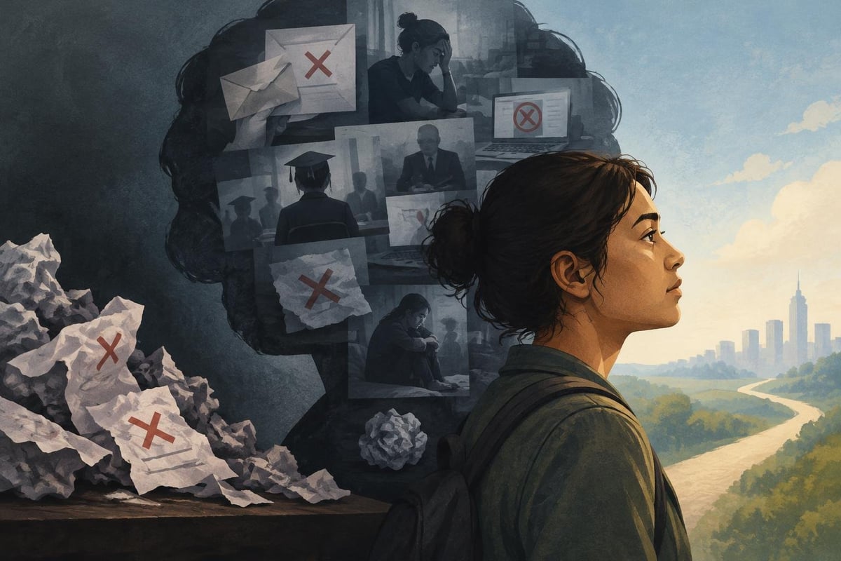Hidden Rejections and Fails Define Personal Histories