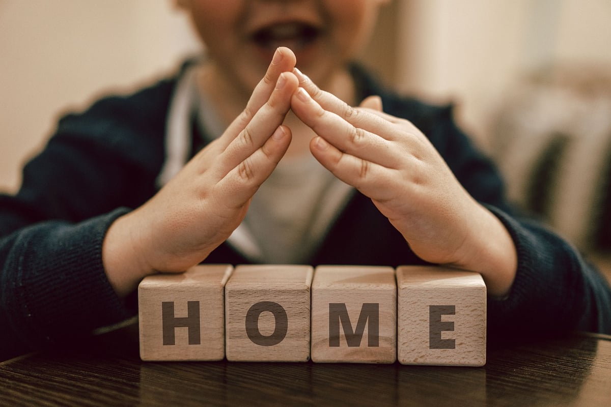 home, boy, child, hands, kid, son, childhood, letters, concept