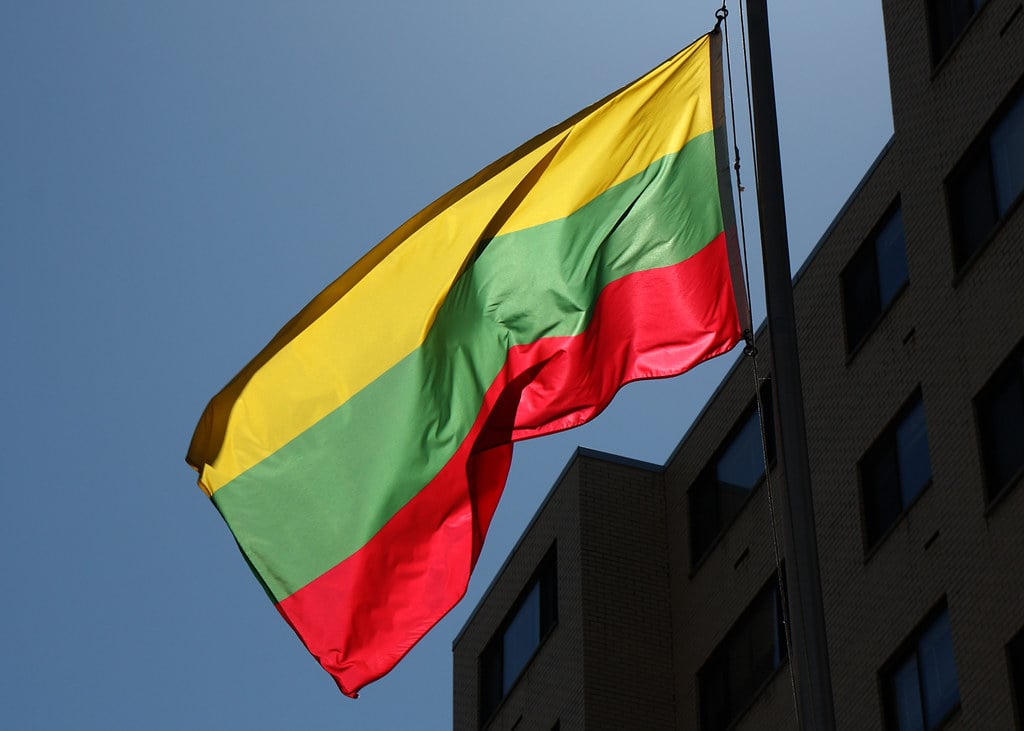 Lithuanian Embassy Flag