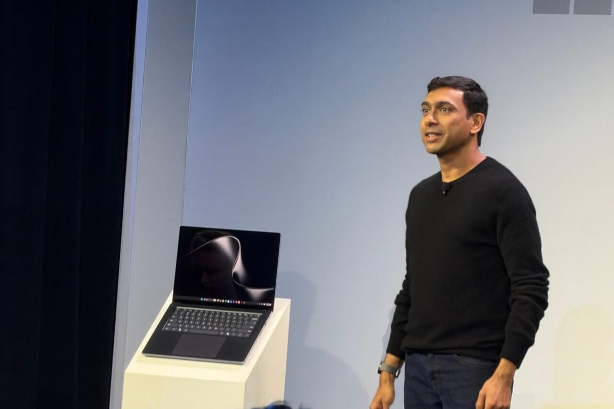 How does the Surface Laptop Ultra's Nvidia chip impact AI performance?
