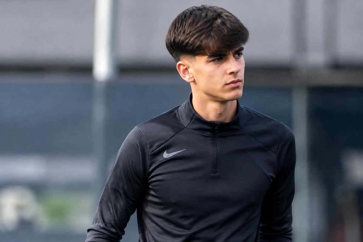 create an realistic image about Marc Bernal in sport clothes not football