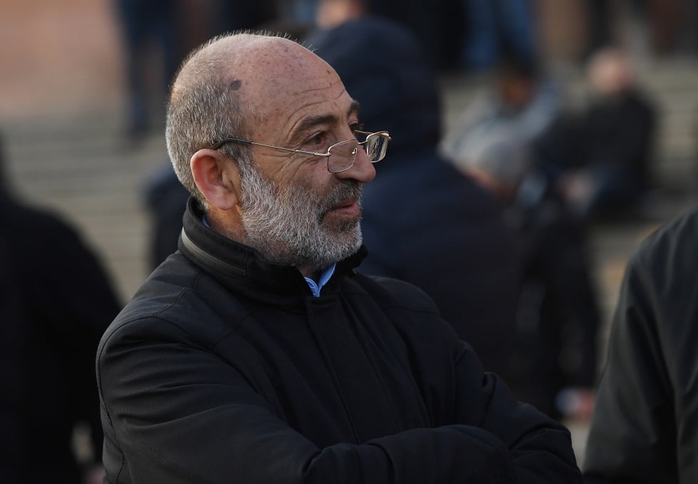 Libération d'Achot Minasian, commandant des volontaires Sisakan