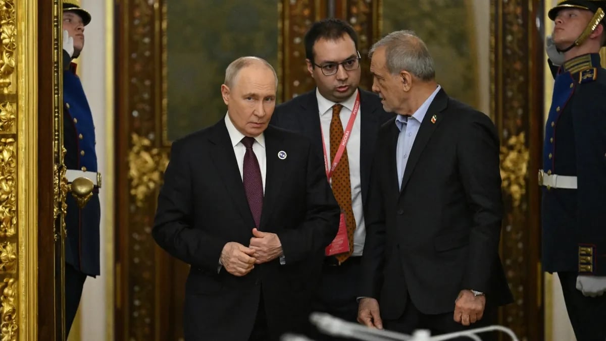 Lors de sa rencontre avec Pezeshkian, Poutine prévoit des « évolutions positives » au Moyen-Orient