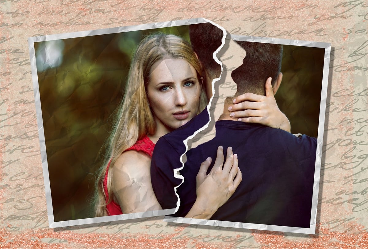 set, woman, man, couple, grief, separation, gimp, gimp workshop, photoshop, photo manipulation, photomontage, portrait, grief, separation, separation, separation, separation, separation