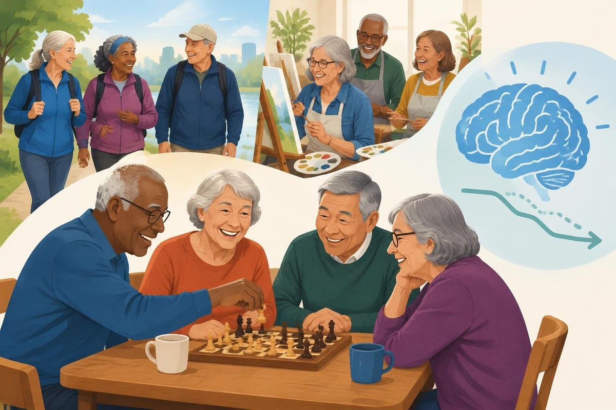 Participating in three or more social activities may slow cognitive decline