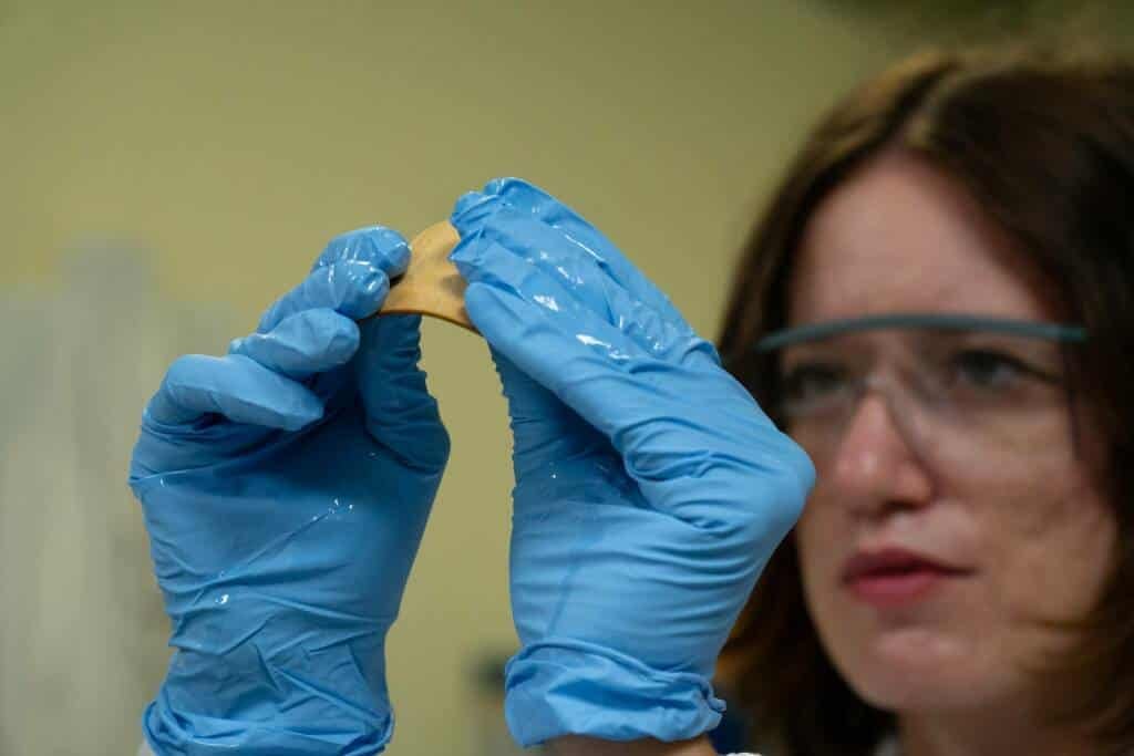 Researchers unlock plastic-like flexibility in wood using green solvents