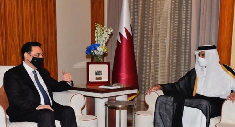 دياب من الدوحة: لبنان في خطر شديد وأصبح من دون حبل أمان