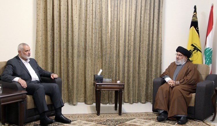 نصر الله وهنية يؤكدان عمق العلاقة