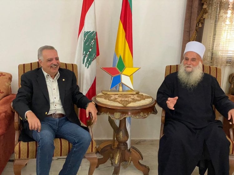 أرسلان زار مع وفد الشيخ الغريب : ملتزمون بنود بيان لقاء خلدة وكل ما يصدر من مواقف لا يعنينا لا من قريب ولا بعيد