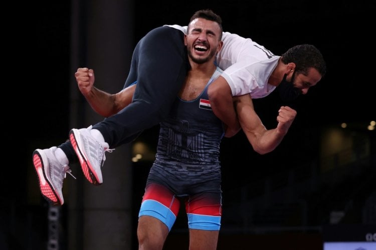 أولمبياد طوكيو-مصارعة يونانية رومانية: المصري "كيشو" يحرز برونزية 67 كلغ