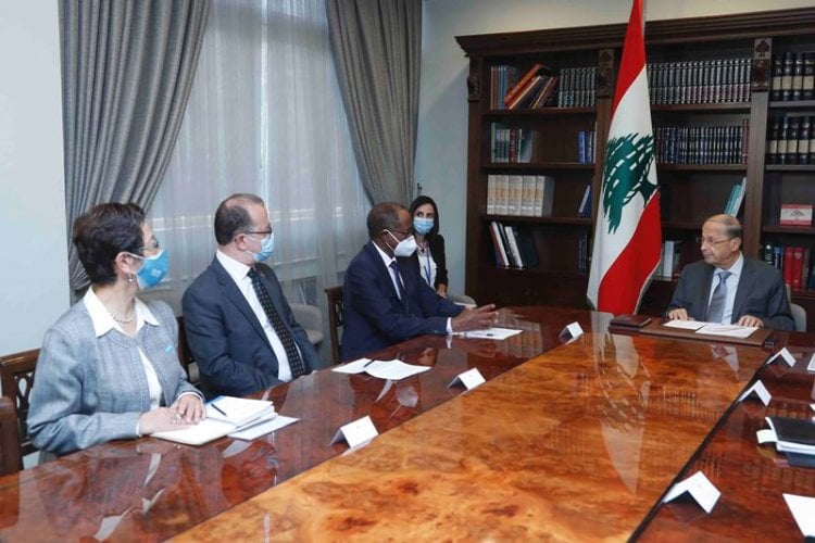 عون: لا قدرة للبنان على معالجة هذه الازمات من دون مؤازرة المجتمع الدولي
