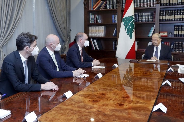عون لوزير الدولة في الخارجية الالمانية: لبنان بدأ اتصالاته مع صندوق النقد