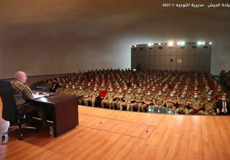 قائد الجيش: الجيش هو الضمانة للبنان وشعبه وإلا فالميليشيات المسلحة ستستعيد سيطرتها