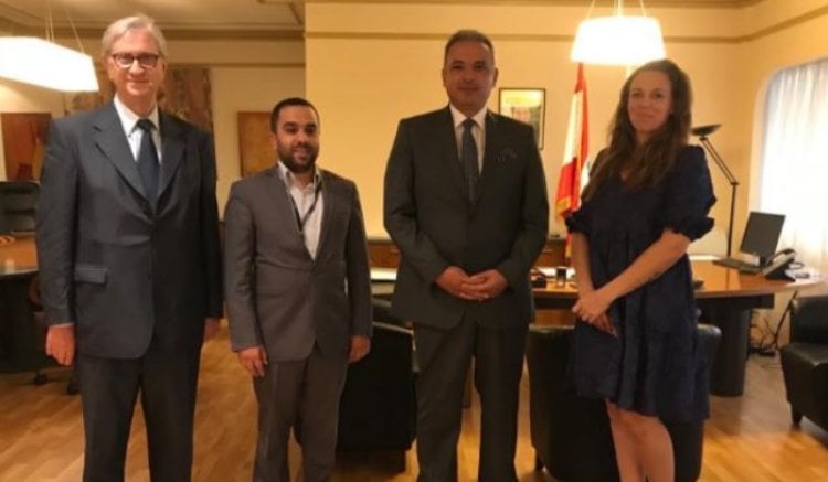 المرتضى عرض مع وفد برنامج الأمم المتحدة لنشاطات البرنامج لتأهيل الابنية القديمة المتصدعة