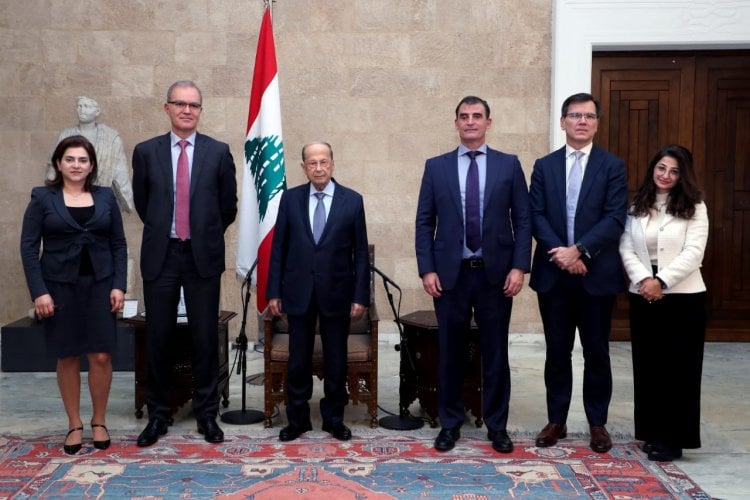 عون امام وفد صندوق النقد: "القضاء في لبنان ليس بخير"