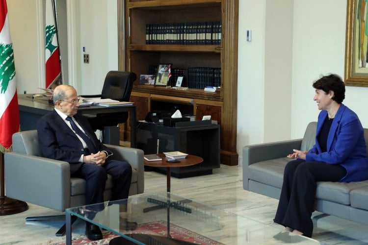 عون استقبل غريو ووفداً من حركة فتح
