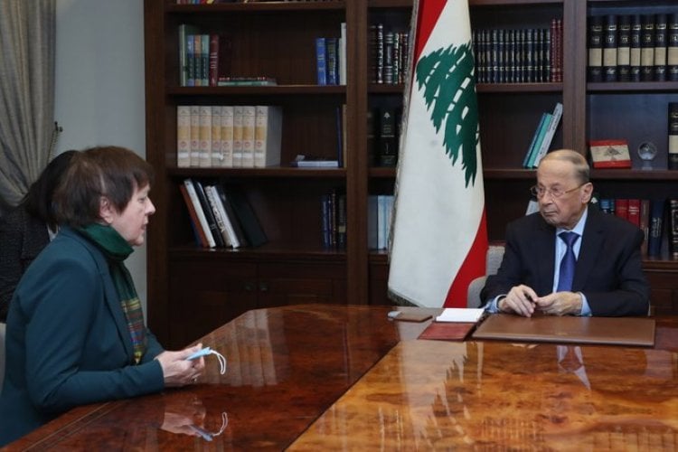 عون استقبل المنسقة الخاصة للامم المتحدة ورحب بالمبادرة الكويتية.. فرونتسكا : مجلس الامن يعقد في آذار المقبل جلسة حول لبنان
