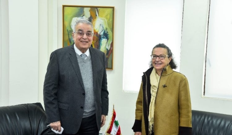 بو حبيب التقى المديرة الاقليمية لليونيسكو في زيارة تعارف