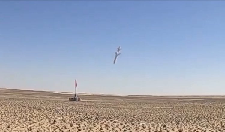 صاروخ كروز مصري من مقاتلة "ميغ-29" الروسية يدمر هدفه