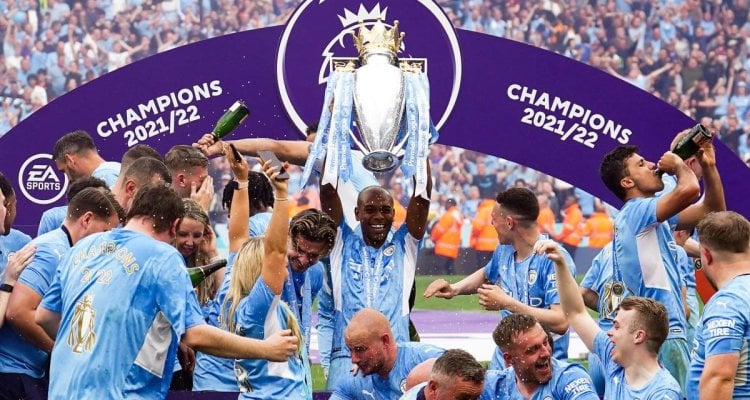 مانشستر سيتي يتوج بلقب الدوري الإنجليزي وينهي أحلام ليفربول