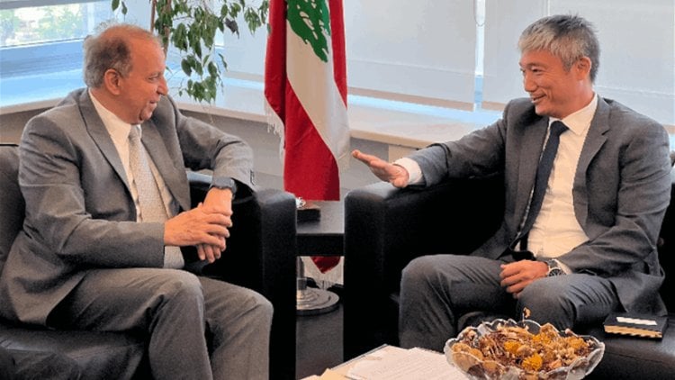 شرف الدين عرض مع ممثل أياكي إيتو ملف عودة النازحين السوريين