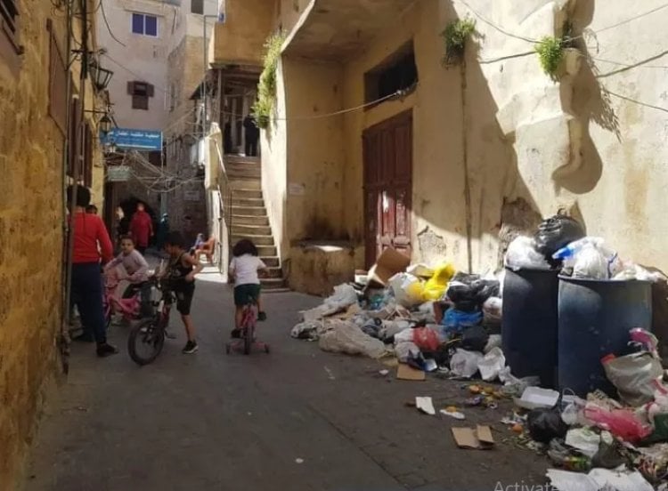 الديدان والنفايات تغزو أحياء صيدا القديمة