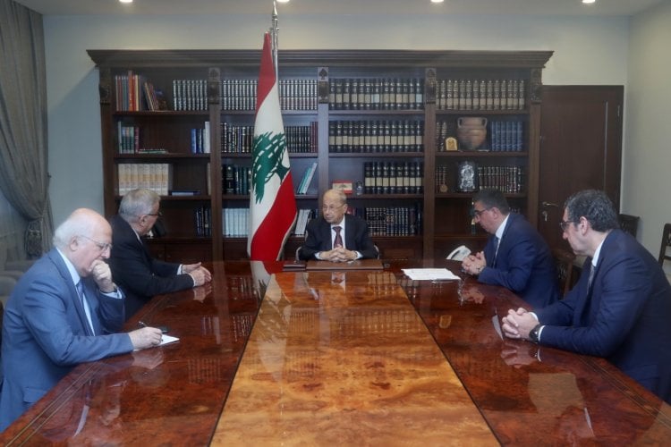 ملف النازحين السوريين في لبنان على طاولة بحث رئيس الجمهورية